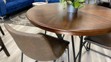 Centiar Two-tone Brown Round Dining Table - Ornate Home