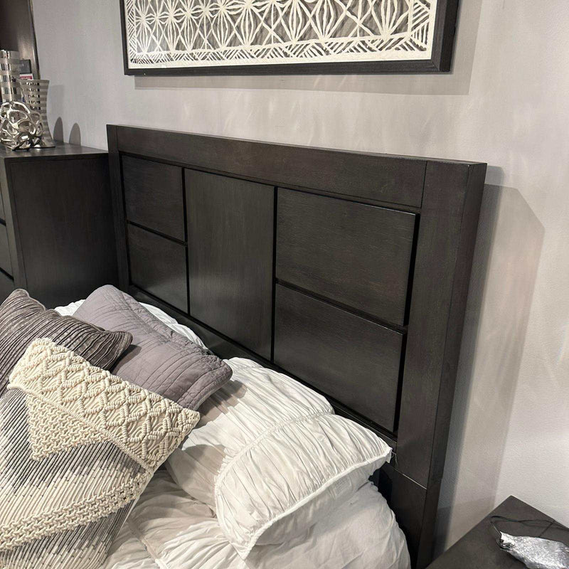 Lorenzo Dark Grey Queen Bedroom Set - Ornate Home