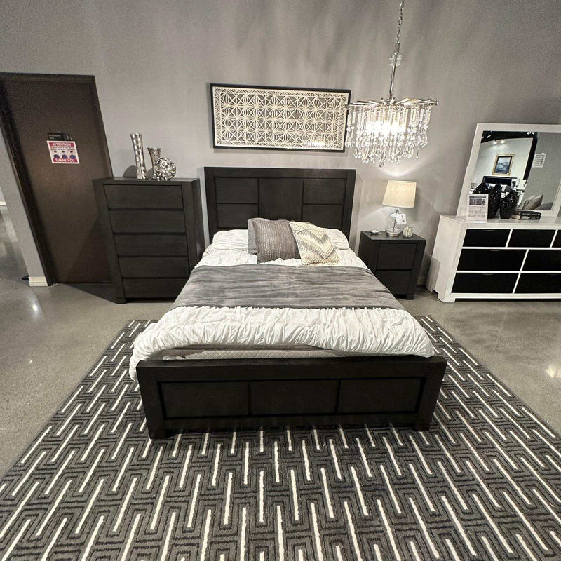 Lorenzo Dark Grey Queen Bedroom Set - Ornate Home