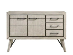 White Sands Vintage Chalk Console/Cabinet - Ornate Home