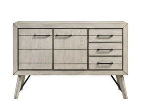 White Sands Vintage Chalk Console/Cabinet - Ornate Home