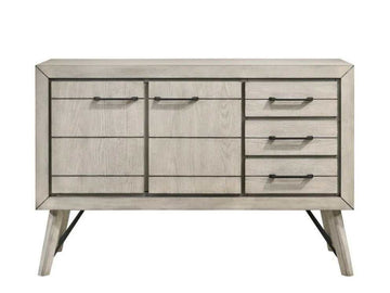 White Sands Vintage Chalk Console/Cabinet - Ornate Home