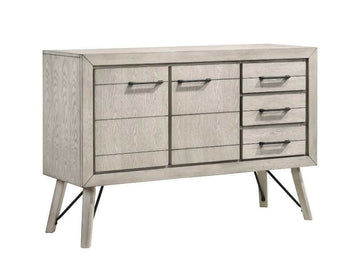 White Sands Vintage Chalk Console/Cabinet - Ornate Home
