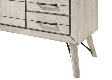 White Sands Vintage Chalk Console/Cabinet - Ornate Home