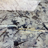 White Tree Tempered Glass w / Foil Wall Art - Ornate Home