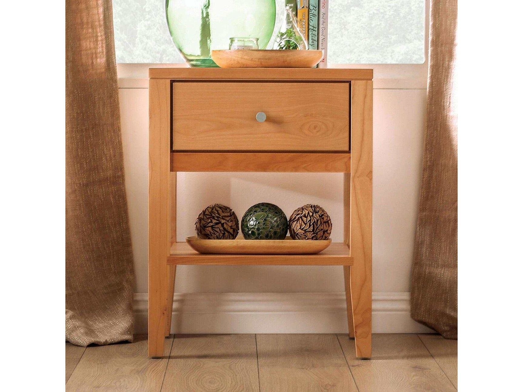 Willamette Light Oak Nightstand - Ornate Home