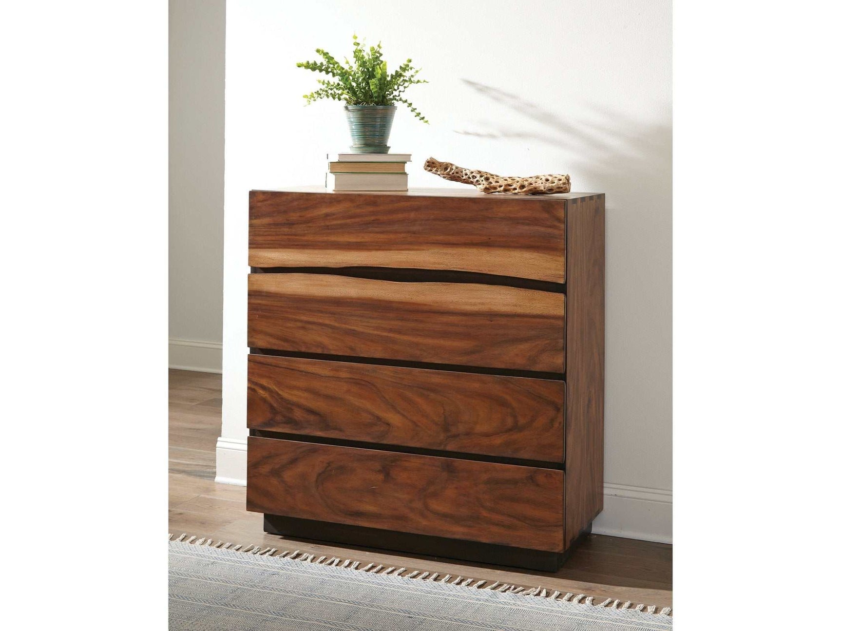 Winslow Smokey Walnut & Coffee Bean Chest - Ornate Home