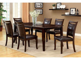 Woodside Dark Cherry & Espresso Dining Table - Ornate Home