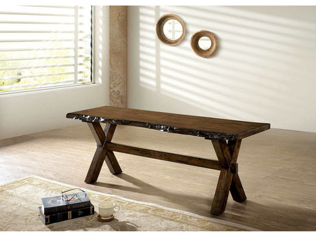 Woodworth Walnut Bench - Ornate Home