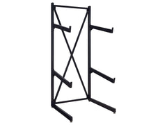 Wright Black 3-tier Sofa Display Rack - Ornate Home