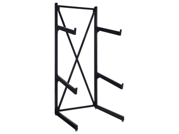 Wright Black 3-tier Sofa Display Rack - Ornate Home