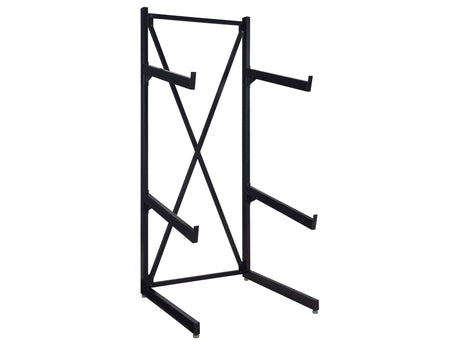 Wright Black 3-tier Sofa Display Rack - Ornate Home