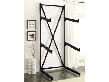 Wright Black 3-tier Sofa Display Rack - Ornate Home