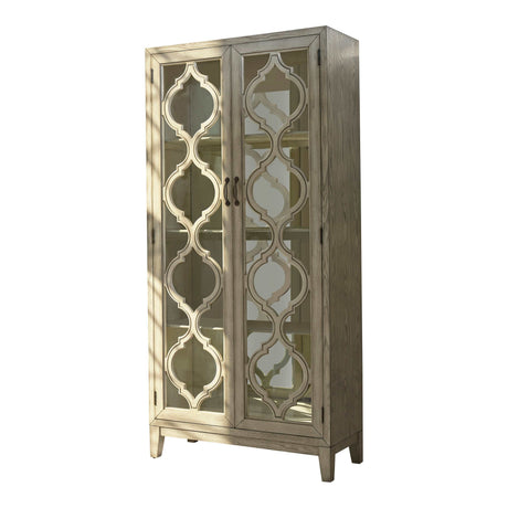 Wyleigh Antique White Accent Cabinet - Ornate Home