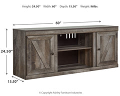 Wynnlow Gray 60" TV Stand - Ornate Home