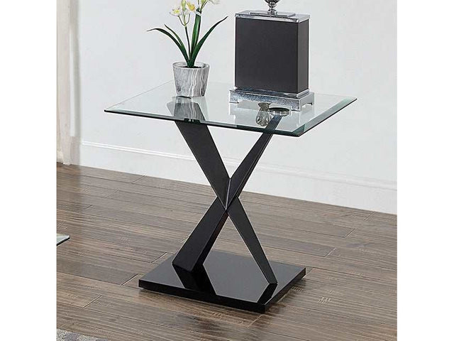 Xanthus Black End Table - Ornate Home
