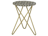Xenia Gold Side Table - Ornate Home