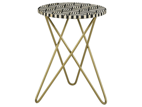 Xenia Gold Side Table - Ornate Home