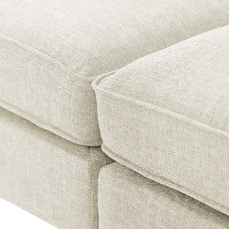 Yosemite Country Style Sofa with Wooden Legs Beige - Ornate Home