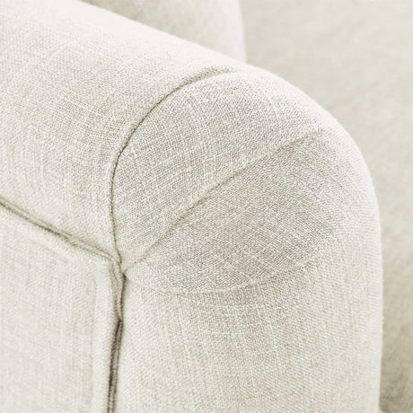 Yosemite Country Style Sofa with Wooden Legs Beige - Ornate Home