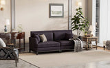 Yosemite Country Style Sofa with Wooden Legs Gray - Ornate Home