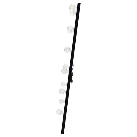 Zayan Black High Gloss Floor Mirror - Ornate Home