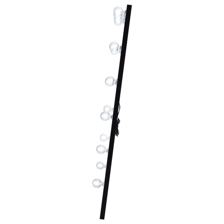 Zayan Black High Gloss Floor Mirror - Ornate Home