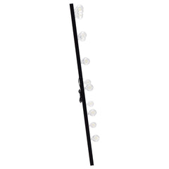 Zayan Black High Gloss Floor Mirror - Ornate Home