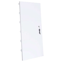 Zayan White High Gloss Floor Mirror - Ornate Home