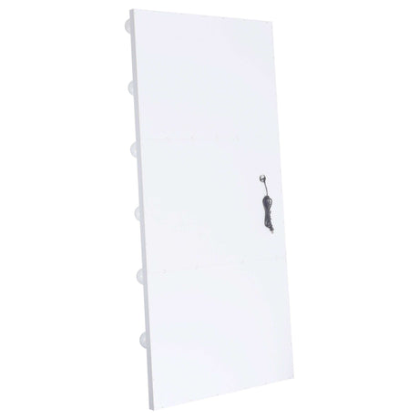 Zayan White High Gloss Floor Mirror - Ornate Home