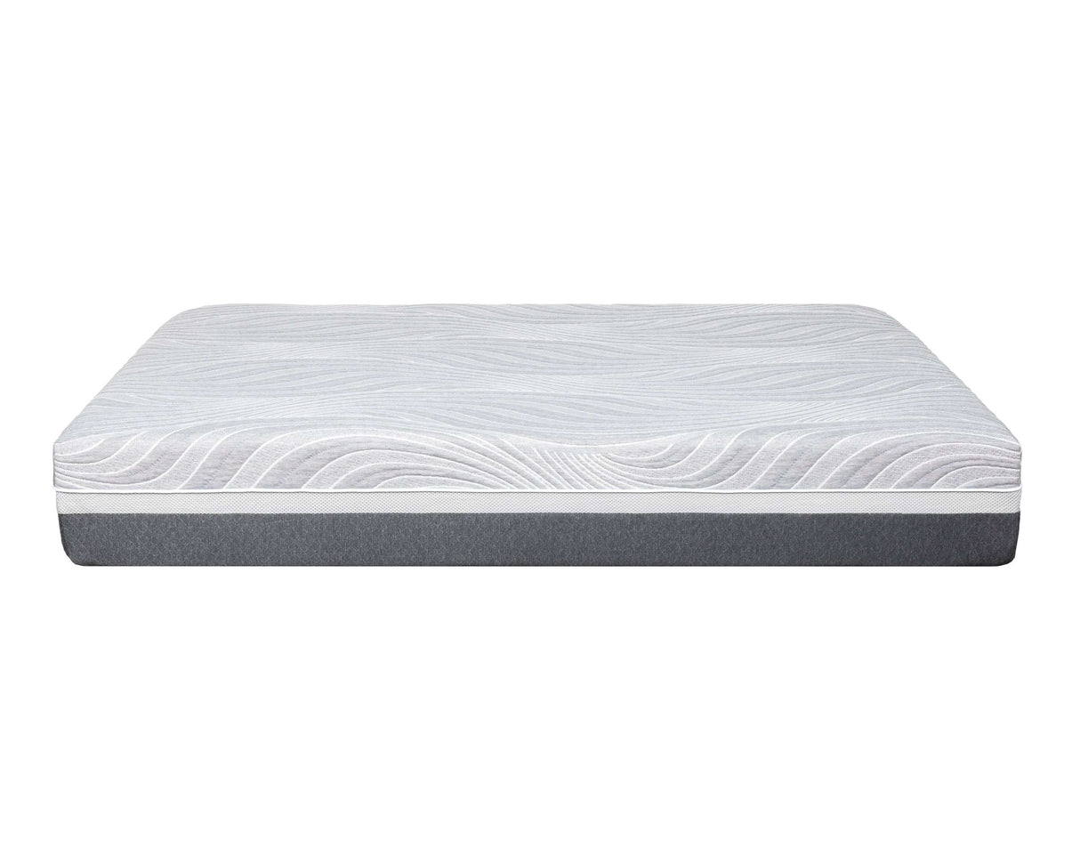 Pluma 12 Inch Green Tea & Charcoal Memory Foam Mattress - Ornate Home