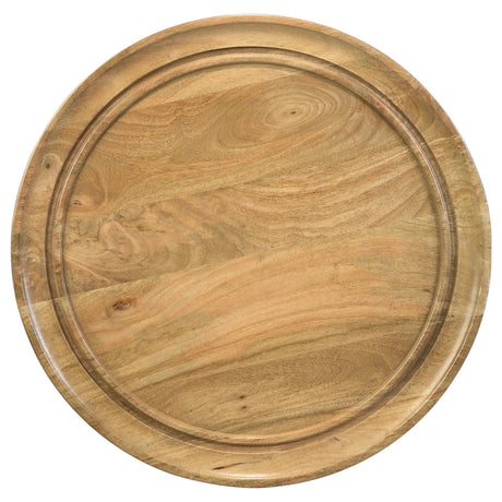 Zoe Natural / Black End Table - Ornate Home