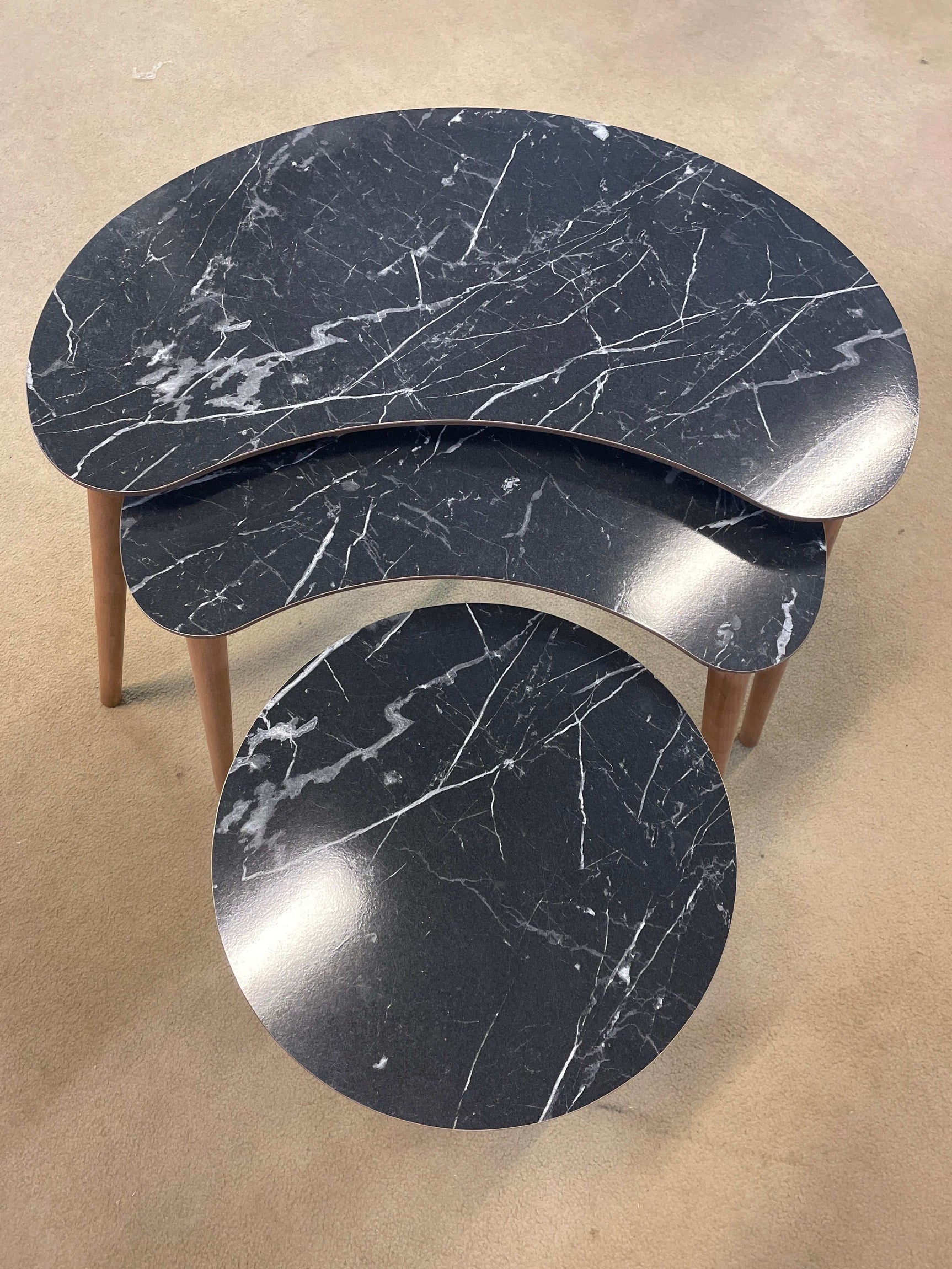 Zoey Black Occasional Set / 5pcs - Ornate Home