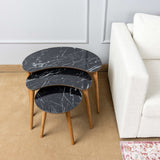 Zoey Black Occasional Set / 5pcs - Ornate Home