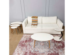 Zoey White Occasional Set / 5pcs - Ornate Home