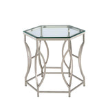 Zola Chrome End Table - Ornate Home