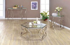 Zola Chrome End Table - Ornate Home
