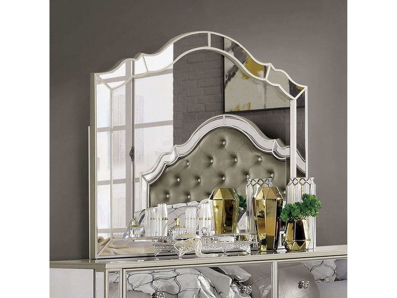 Eliora Silver Mirror - Ornate Home