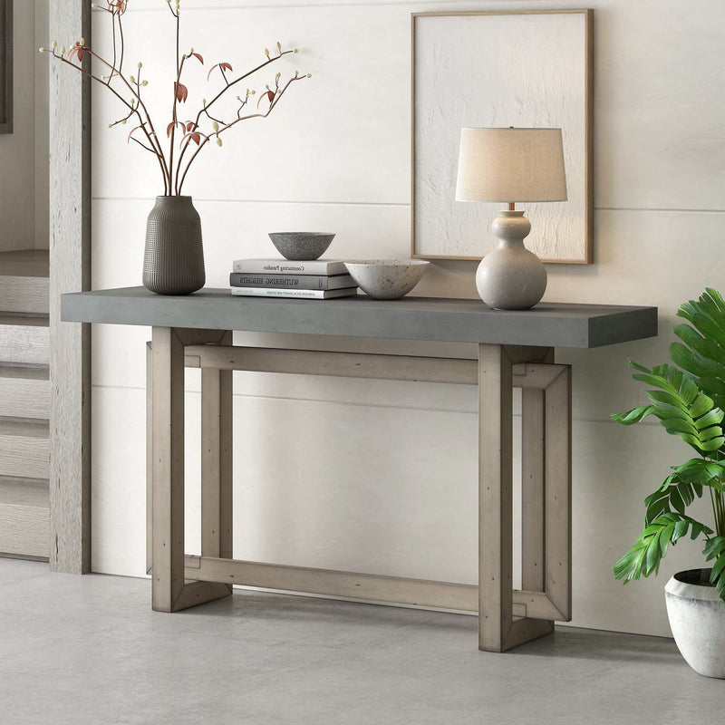 Estero Console Table Gray - Ornate Home