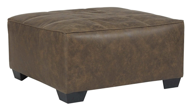Abalone - Chocolate - Oversized Accent Ottoman - Ornate Home