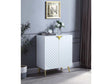 Gaines White High Gloss Console Table - Ornate Home