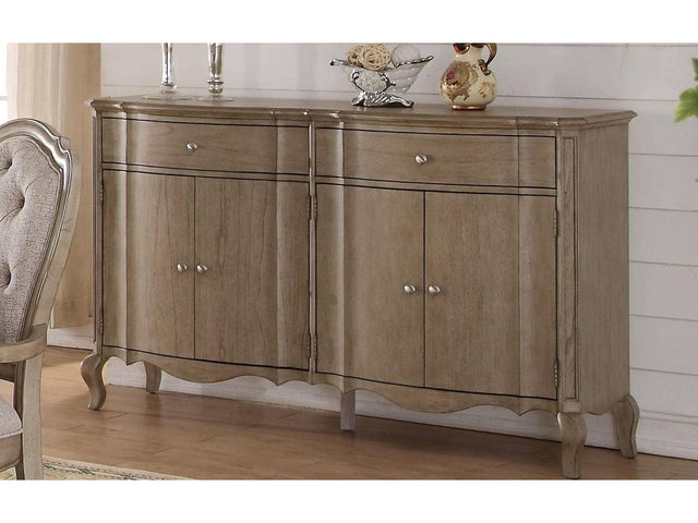 Chelmsford Server in Antique Taupe - Ornate Home