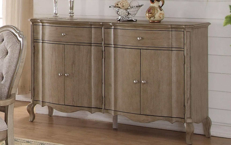 Acme Chelmsford Server in Antique Taupe 66056 - Ornate Home
