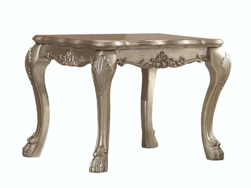 Acme Dresden End Table in Gold Patina 83161 - Ornate Home