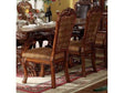 Dresden Pedestal Dining Side Chairs in Brown Cherry Oak (Set of 2) - Ornate Home