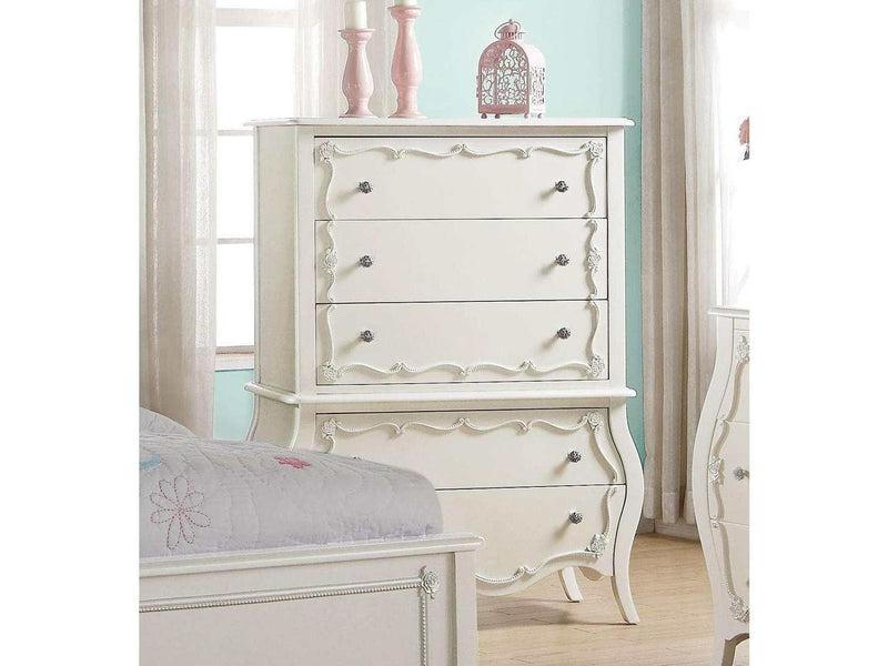 Edalene Chest in Pearl White - Ornate Home