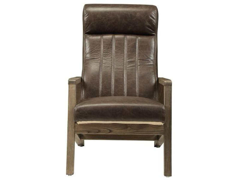 Acme Emint Accent Chair in Distress Chocolate 59534 - Ornate Home