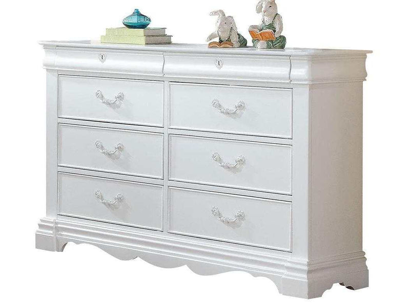 ACME Estrella Youth Dresser in White 30245 - Ornate Home