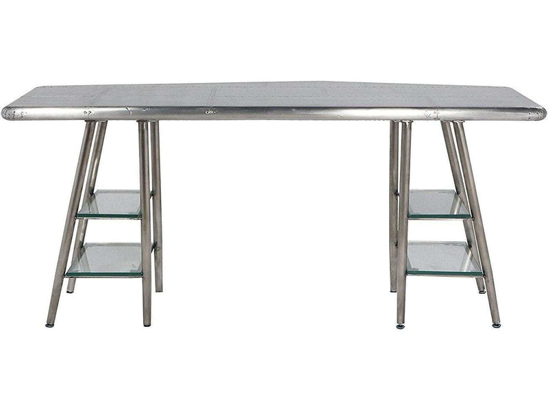 Acme Furniture Brancaster Desk in Aluminum 92790 - Ornate Home