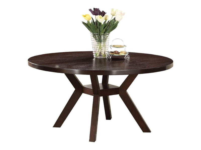 Drake Round Dining Table in Espresso 16250 - Ornate Home